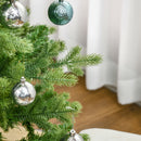 Albero di Natale Artificiale H228 cm 2056 Rami Decorato con Base in Metallo Verde-8