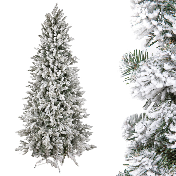 Künstlicher Weihnachtsbaum H230 cm Matterhorn Tanne mit Schnee 1026 Tips Grün online