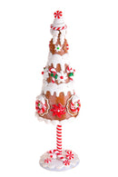 Set 2 Alberi Ginger Bread H30,5 cm Rosso-2