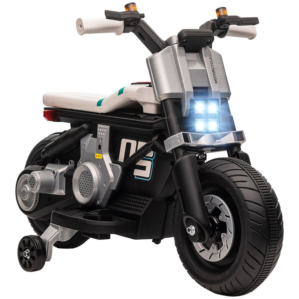 Moto Elettrica per Bambini 6V   Bianca e Nera online