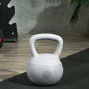 Kettlebell per Allenamento 4 Kg in PVC e Sabbia Metallica Grigio-8