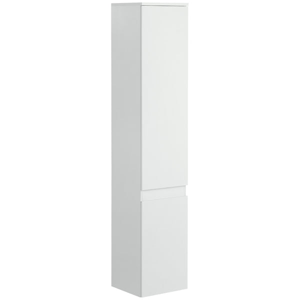 Mobile a Colonna Bagno 30x28x152,5 cm in Legno truciolare Bianco prezzo