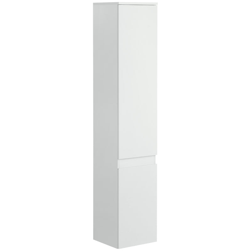 Mobile a Colonna Bagno 30x28x152,5 cm in Legno truciolare Bianco-1